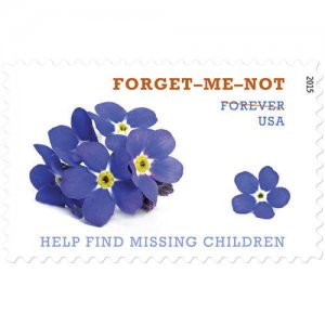 2015 49c Help Find Missing Children, Forget-Me-Not Scott 4987 Mint F/VF NH