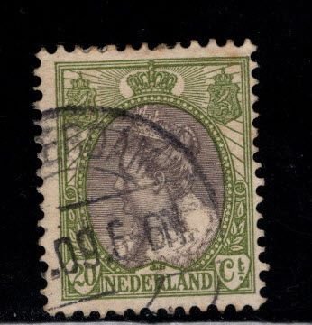 Netherlands Scott 75 used stamp