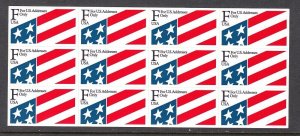 1991 Sc 2522a F-rate (29c) FIRST ATM PANE of 12 MNH plastic stamps