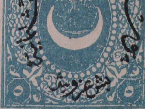 ​TURKEY-OTTOMAN-EMPIRE 1869 SC#24 153 YEARS OLD RARE SURCHARGE MNH STAMP-VF