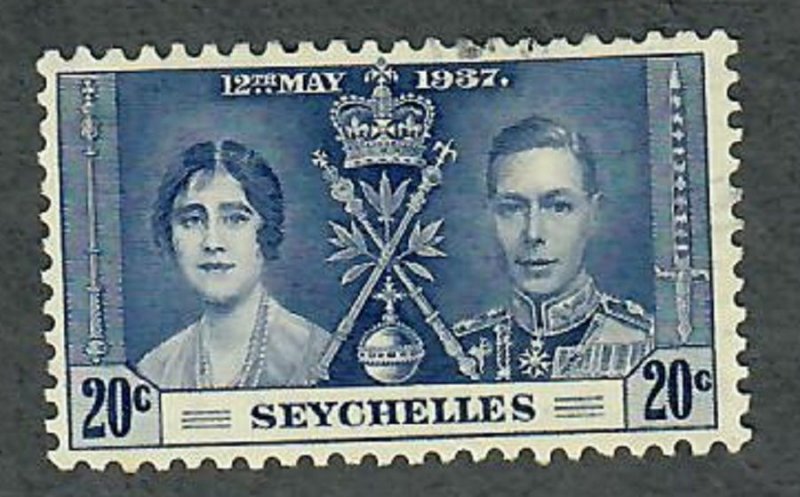 Seychelles #124 used single