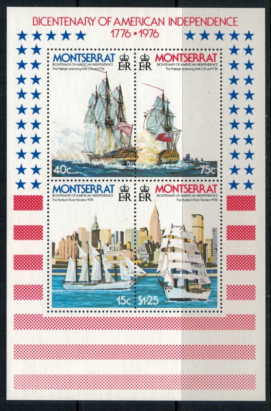 Montserrat #362a* NH  CV $4.00  US Bicentennial