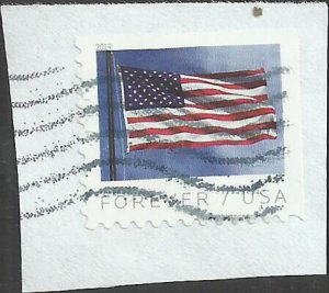 # 5344 Used US Flag Booklet Single