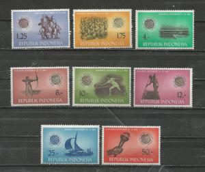 Indonesia # 608-615 Mint NH