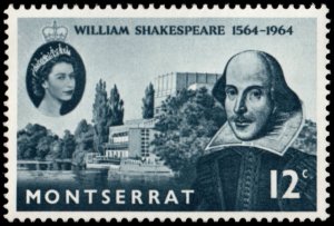 ✔️ MONTSERRAT 1964 - SHAKESPEARE - SC.  153 MNH ** [5CW3]