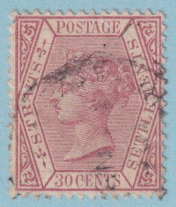 STRAITS SETTLEMENTS 55  USED - NO FAULTS VERY FINE! - SWP