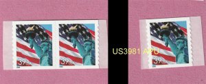 Triple 39c Liberty Den APU US 3981 F-VF, MNH