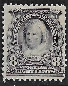 1902-03 Sc. #306 FVF VLH Cat. Val. $45.00.