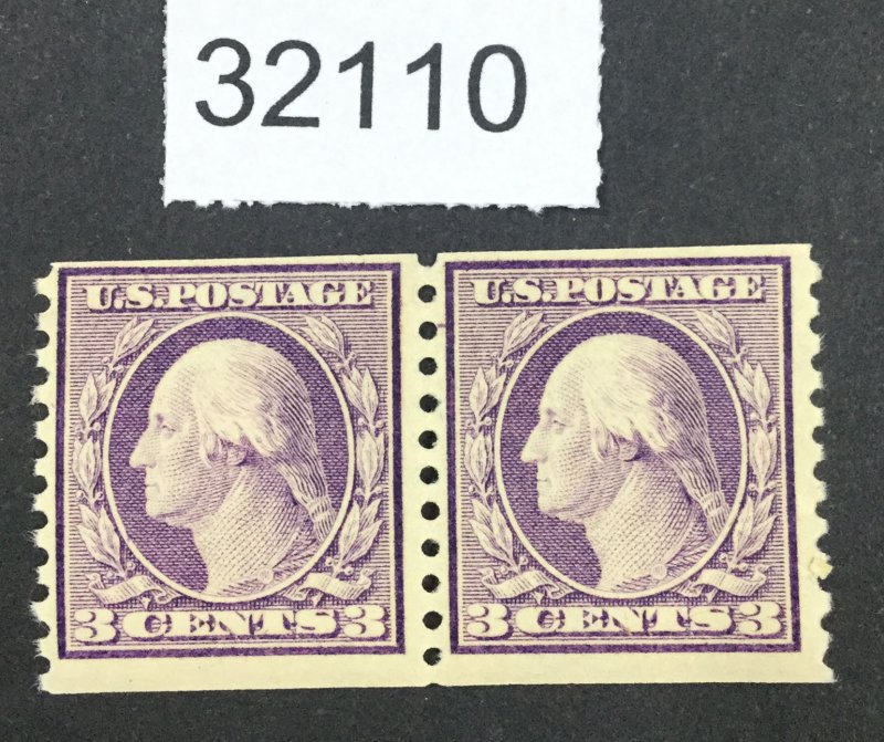 US STAMPS #493 MINT OG NH PAIR LOT #32110