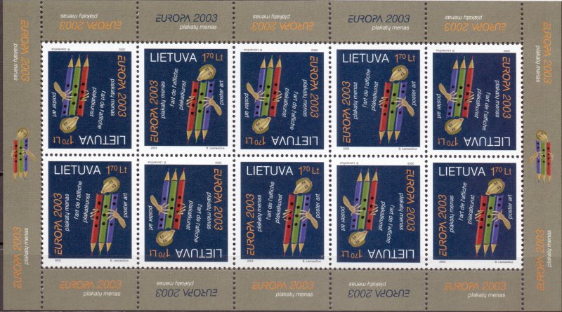 Lithuania. 2003. 816. Year of the poster. MNH.