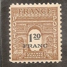 France   Scot 523F    Arc de Triumph   MNH