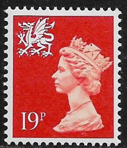 G. B., Regional, Wales and Monmouthshire #WMMH36 MNH Stamp - Queen Elizabeth II