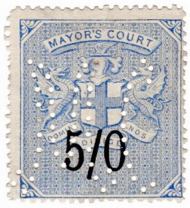 (I.B) QV Revenue : Mayor's Court 5/-