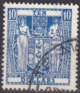 New Zealand #404D F-VF Used CV $4.00 (Z1678)