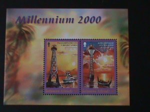 SOLOMON ISLANDS-2000 MILLENNIUM 2000-THE LIGHTHOUSES -MNH- S/S-VERY FINE