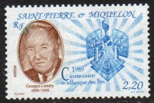 St. Pierre & Miquelon Sc #520 Mint Hinged