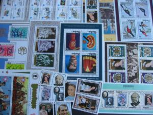 Penrhyn 18 different MNH stamps, and souvenir sheets!