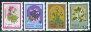 Madeira Scott 90-93 MNH** flower set CV $3