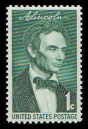 PCBstamps   US #1113 1c Beardless Lincoln, MNH, (5)