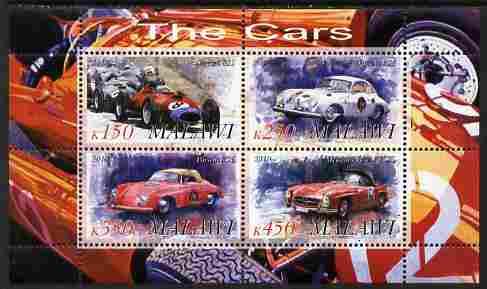 Malawi 2010 Sports Cars Motoring Transport Ferrari Porsche S/S Stamps MNH (8)