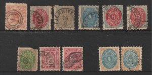 Denmark a small lot of old ones + Danish WI x 2