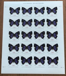 US #5568 MNH Sheet of 20 Colorado Hairstreak Butterfly (.75) SCV $22.00