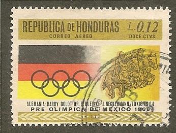 Honduras    Scott  C433    Olympics    Used