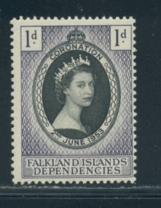 Falkland Islands Dependencies 1L18 MH cgs