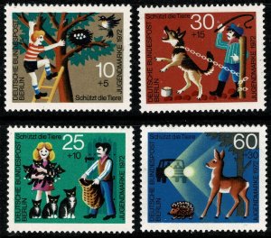 GERMANY BERLIN 1972 YOUTH WELFARE SET MINT (NH) SG B414-B417 P.14 SUPERB