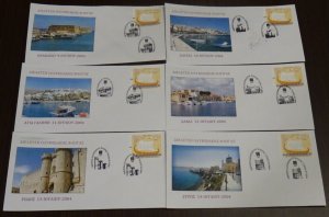 Greece 2004 Athens 2004 Olympic Torch Relay 35 Unofficial covers full set VF