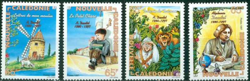 New Caledonia Scott #756-759 MNH Alphonse Daudet CV$6+