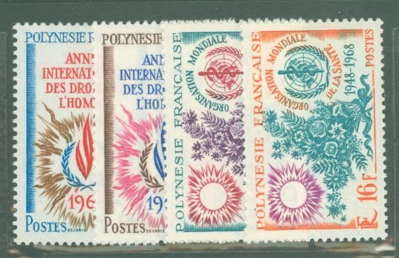 French Polynesia #241-244  Single (Complete Set)