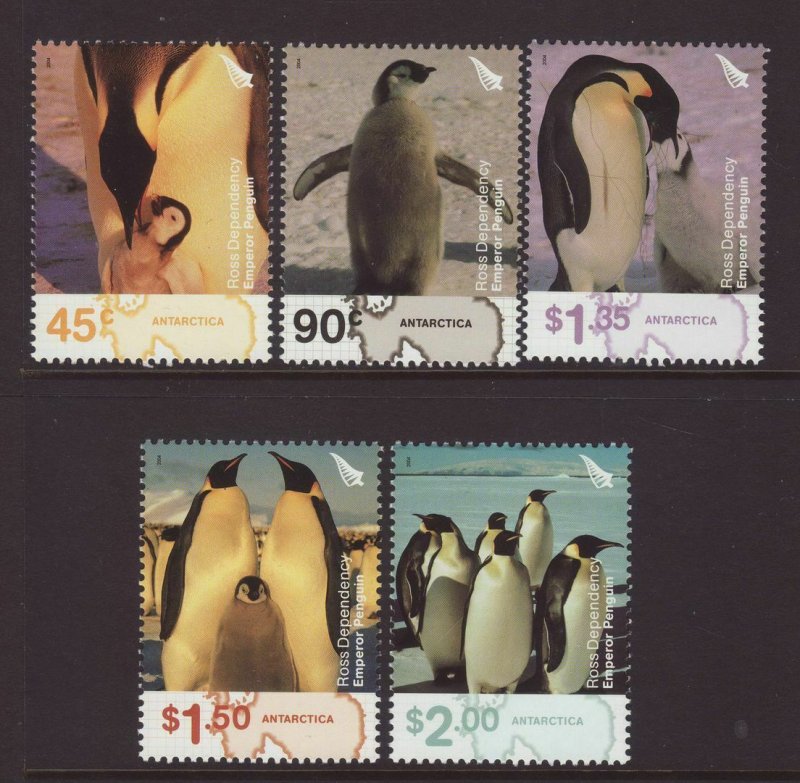 2004 Ross Dependency Penguins Unmounted Mint SG89/93