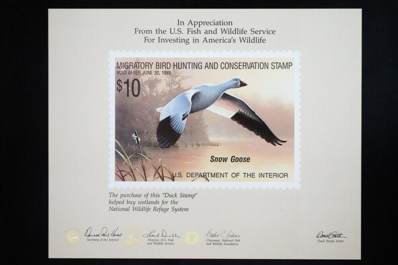 US Federal Duck Stamp Collection