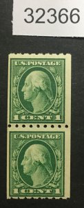 US STAMPS #410 MINT OG NH PAIR  LOT #32366