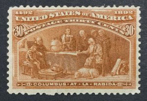 MOMEN: US #239 MINT OG H #29165