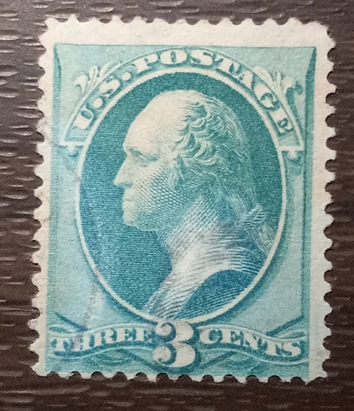 US Scott #147 Used 3c Green Very Fine