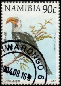 Namibia 861 - Used - 90c Yellow-billed Hornbill (1997)