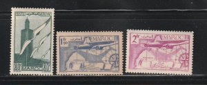 French Morocco C20, C22-C23 MH Various