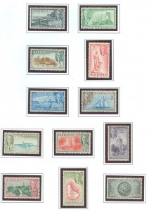 Barbados #216-227 Unused Single (Complete Set)