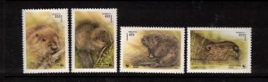 Belarus Sc 117-120 MNH of 1995 - WWF - Animals - FH02