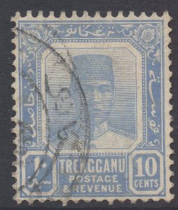 Malaya Trengganu Scott 29 - SG35, 1921 Sultan 10c used