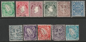 Ireland Sc 106-113,115,117,137 partial set used