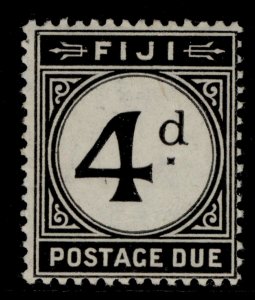 FIJI GV SG D10, 4d black, M MINT.