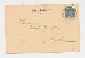 D353660 Switzerland Postal Card Chur Buchs 1918