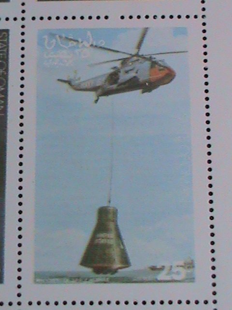 OMAN STAMP-1974  SPACE PROGRAMS- MOON LANDING MNH FULL SHEET VERY FINE