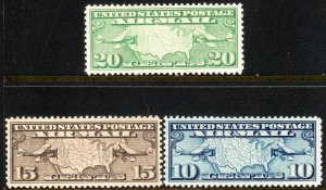 STAMP STATION PERTH US #C7-C9 MH CV$11.25