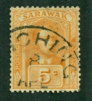 Sarawak 1923 #51 U SCV (2024) = $3.00