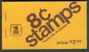 US Scott #1395d-c BK123 Eisenhower Complete Booklet