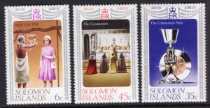 Solomon Islands 345-347 MNH VF